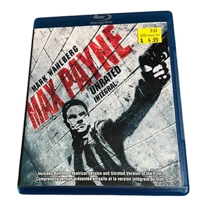 Max Payne Blu-Ray Unrated Mark Wahlberg Bilingual Canadian Blu Ray Movie - Picture 1 of 3