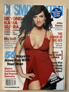 2005 FEBRUARY COSMOPOLITAN MAGAZINE - ASHLEE SIMPSON - FRONT COVER Nr Mint - Picture 1 of 2