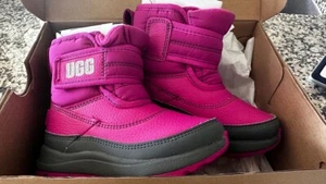New UGG Girls T Taney Weather Boot Pink - Picture 1 of 7
