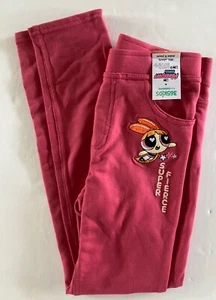 NWT 365 Kids Sz 8 Powerpuff Girl Blossom Super Fierce Pink Pants Cartoon Network - Picture 1 of 3