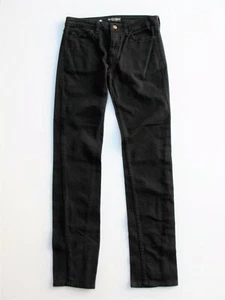 Jeans ajustados American Apparel casi negros elásticos pantalones de mezclilla ajustados NUEVOS 25 NUEVOS CON ETIQUETAS $78 - Imagen 1 de 4