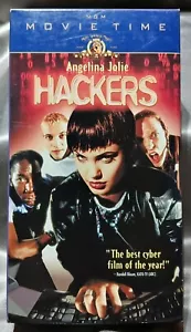 HACKERS- Angelina Jolie Pre-Owned VHS Tape Nice! 2000 - Imagen 1 de 4