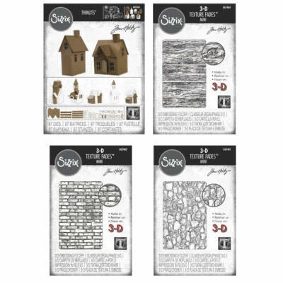 Sizzix Thinlits Village Collection Bundle, IWIAD3EF by Tim Holtz - Image 1 of 4