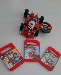 Roary Rote RENNWAGEN ferngesteuert Auto Mini Lenkrad, sprechend + 3x DVD Toggo - Bild 1 von 5
