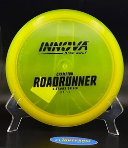 Innova Discs Distance Driver Yellow Champion Roadrunner 173-5grams 9/5/-4/1 - Picture 1 of 5