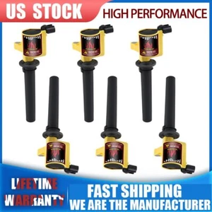 6 PCS DG500 Ignition Coil On Plug Pack For Ford Taurus 3.0L V6 Mercury 2003-2008 - Picture 1 of 12