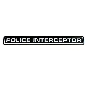 Fits For all Interceptor Police Emblem OEM Universal Fit for Car Truck SUV - Picture 1 of 4