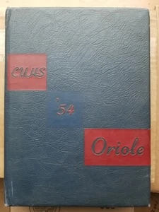 1954 Campbell Union high school annual Oriole  - Picture 1 of 7