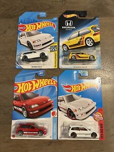 (4) Hot Wheels Now and Then, Speed Graphics & J-Imports ‘90 Honda Civic EF