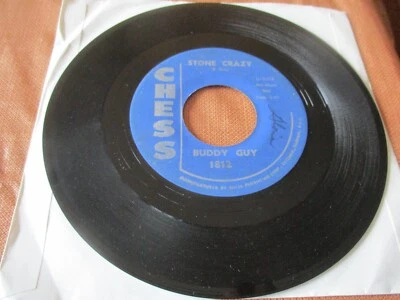 Buddy Guy-Stone Crazy-Chess 45 (#1812)-SVG/1962 (tested) - Image 1 of 4