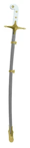 Mameluke Saber Sword by Bermejo of Toledo Spain - Plain Blood Groove Blade - Picture 1 of 2