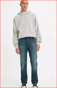 Levi's 513 Slim Straight Stretch,BLUE MEDIUM WASH, CHOOSE SIZE - Picture 1 of 4