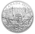 Canada 2014 $20 Fine Silver Coin The White-Tailed Deer: A Challenge with COA