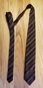 Armani Collezioni tie, beautiful brown repp, preppy,n well made and nice tie! - Picture 1 of 7