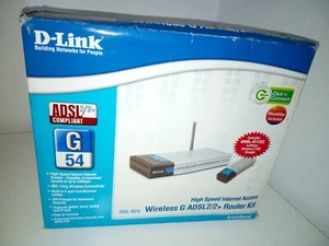 D-LINK WIRELESS G ADSL2/2 + ROUTER KIT - NEW IN BOX EX DISPLAY STOCK - Picture 1 of 2