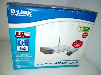D-LINK WIRELESS G ADSL2/2 + ROUTER KIT - NEW IN BOX EX DISPLAY STOCK - Image 1 of 2