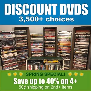 DISCOUNT DVDS (K thru Ma)  **BUNDLE SAVINGS & SHIPPING DISCOUNTS** - Picture 1 of 224