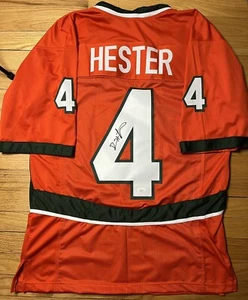 Autographed/Signed Devin Hester Miami Orange College Football Jersey JSA COA - Picture 1 of 2