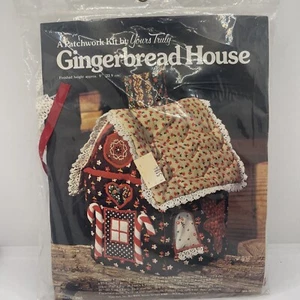 Vintage 1978 YOURS REALLY Gingerbread House #2503 Patchwork Kit Handwerk Nähen - Bild 1 von 6