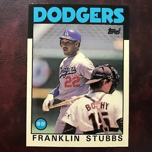 1986 Topps TIFFANY Traded Set FRANKLIN STUBBS #105T DODGERS ** MINT ** t86 - Picture 1 of 2