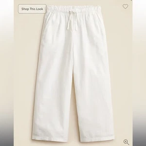 Crewcuts Girls' Soleil pant in linen-cotton blend 12 - Picture 1 of 9