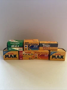 Assorted Lot Of 7 Vintage Kodak And Fuji Film Exp 1993, 2000-2003 - Picture 1 of 18