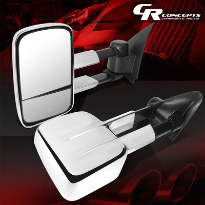 ESPEJO RETROVISOR LATERAL REMOLQUE DOBLE BRAZO CROMADO PARA FORD F150 1997-2004 Foto 1 de 4