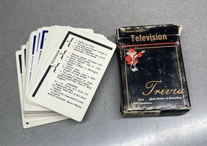Vintage Television Tv Trivia Cards Game - Picture 1 of 6