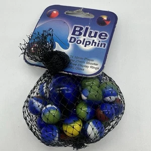 Blue Dolphin Mega Canicas Net Bag 24 Jugadores 1 Tirador Juego Retirado (2004-2006) - Imagen 1 de 2