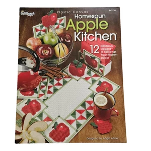 Kunststoff Leinwand Homespun Apfel Küche 12 Designs Handarbeit Muster Broschüre - Bild 1 von 8