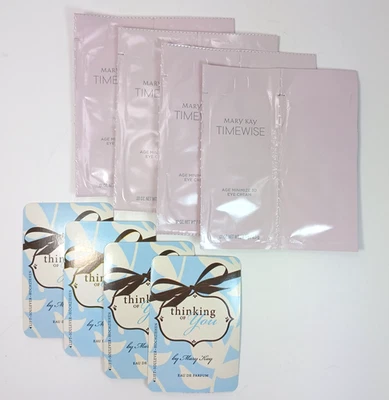 4 Mary Kay Timewise Age Minimize 3D Eye Cream  4 Thinking Of You Perfume Samples - Image 1 of 2