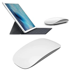 Wireless Mouse Ergonomic Curved Optical Touch USB C Rechargeable Slim - Picture 1 of 22