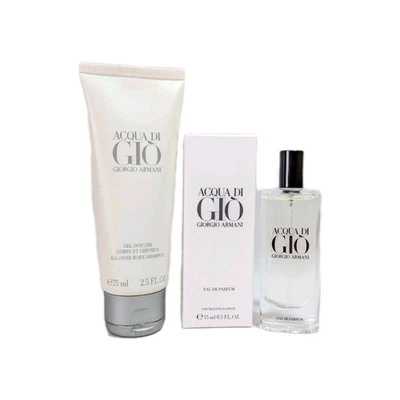 Giorgio Armani Acqua di Gio Homme Set Eau de Parfum 15ml Spray + Duschgel 75 ml - Bild 1 von 3