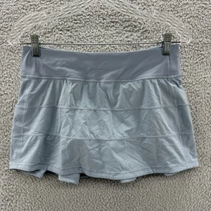 Lululemon Skort Womens 6 Blue Tennis Golf Gym Lined Pace Rival Skirt Skort - Picture 1 of 11