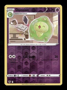Duosion Reverse Holo Uncommon SWSH12: Silver Tempest 077/195 LP Pokemon LP - Imagen 1 de 2