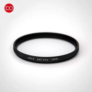 Geniune Leica UVa E62mm Filter Protective UV Filter  - Black 13091 - Picture 1 of 3