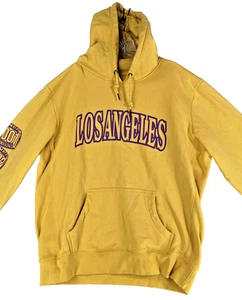 Playa Society Pullover Hoodie Women's XL Yellow Los Angeles Sparks WNBA Legacy - Picture 1 of 14
