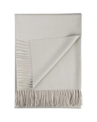 Luxury 100% Baby Alpaca Throw Blanket London Fog Shupaca  – Hypoallergenic - Image 1 of 4
