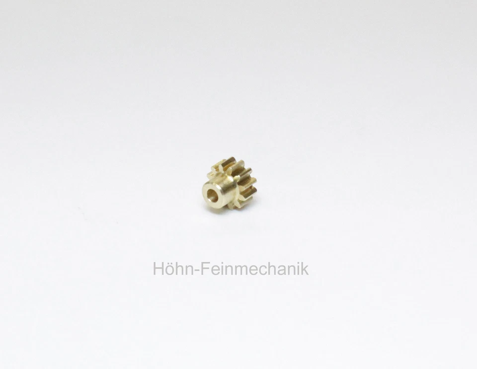 HÖHN-MODELLBAU Stirnzahnrad, Zahnrad, Modul 0,5, aus Messing, 10 Zähne mit Nabe