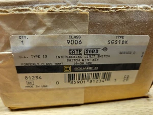 Square D Clase 9006 Tipo SGS1DK - Imagen 1 de 1