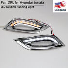 For Hyundai Sonata 2011 2012 2013 2014 LED DRL Daytime Running Light With Turn Kia Cerato