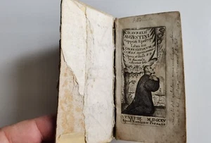 1715 - D. AURELII AUGUSTINI... LIBRI XIII CONFESSIONUM...EMENDATI H. SOMMALII - Picture 1 of 10