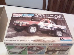 Monogram Snaptite Datsun Pickup Truck 1:24 Complete Build Plastic Model Kit - Picture 1 of 10