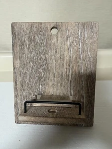 Wood Cookbook Stand Holder - Picture 1 of 5