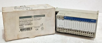 Telemecanique ABE7 H16R21 16 Point Input/Output Module New - Image 1 of 4