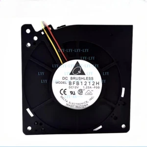 Delta BFB1212H 12032 DC12V 1.23A 12CM 3-Wire Ball Turbo Cooling Fan - Picture 1 of 2