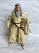 LORD OF THE RINGS GANDALF WHITE ACTION FIGURE TOY BIZ TWO TOWERS SERIES