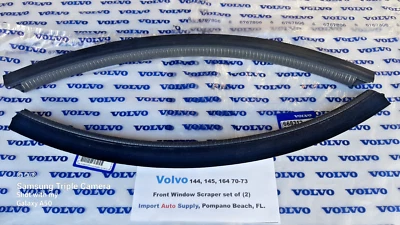 Volvo 144, 164 70-73 - Juego de (2) rascadores de ventana delantera originales Volvo Foto 1 de 4