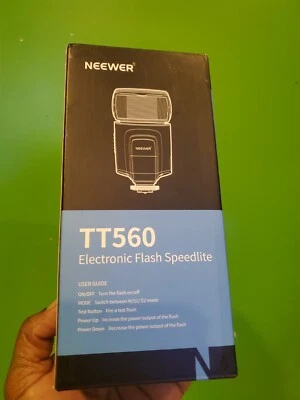 Neewer TT560 Flash Speedlite with Filters for Canon Nikon Panasonic Olympus NEW - Image 1 of 3