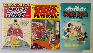 Overstreet Comic Book Price Guide Lot #14,15,17 - Picture 1 of 2